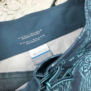 Columbia Shorts - Columbia Omni Shield Shade Shorts Sz 2 Blue Hiking Columbia Shorts - Columbia Omni Shield Shade Shorts Sz 2 Blue Hiking